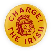 USC Trojans Beat Notre Dame Charge the Irish Gold Button